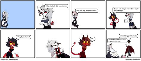Loona finds out about r34 - Comic Studio