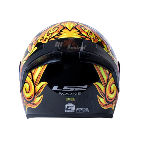 LS2 FF352 Foo Dog Black Yellow Gloss Helmet– Moto Central