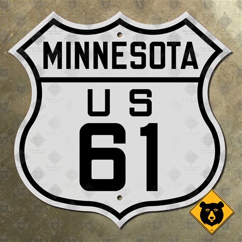 Minnesota US Route 61 highway marker sign - Signs by Jake