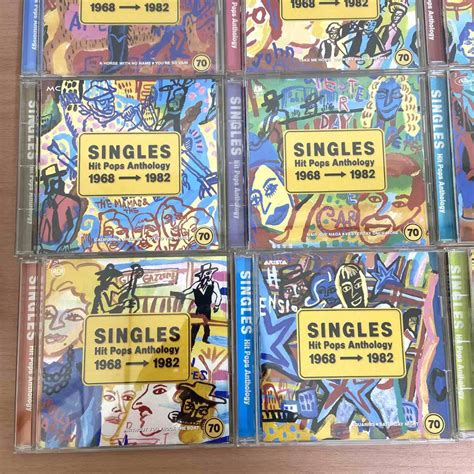 4枚入り CD12枚セット SINGLES Hit Pops Anthology 1968-1982 全12枚 洋楽 シングル ヒット ...