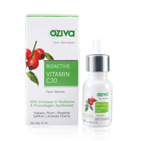OZiva Bioactive Vitamin C30 Face Serum 30 Ml : Buy OZiva Bioactive ...