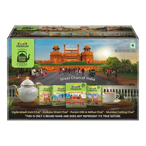Tata Tea Premium | Street Chai of India | Assorted Pack of 4 Street ...