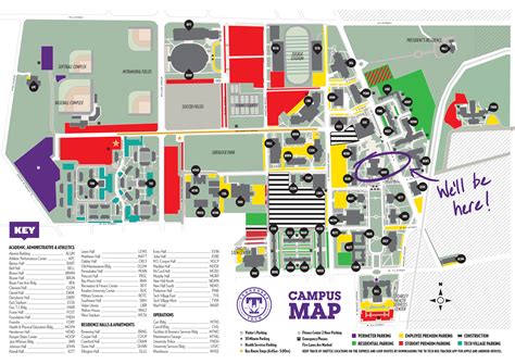 Map Of Virginia Tech University Campus - Map