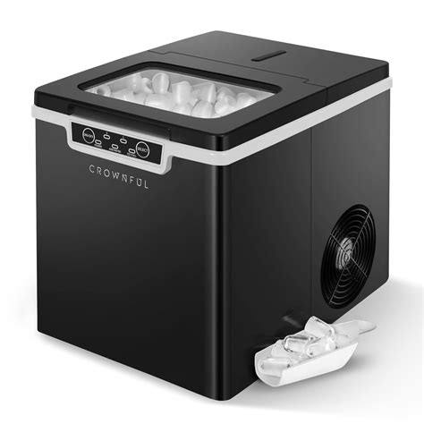 CROWNFUL Countertop Ice Maker, 9 Bullet Ice Cubes, India | Ubuy