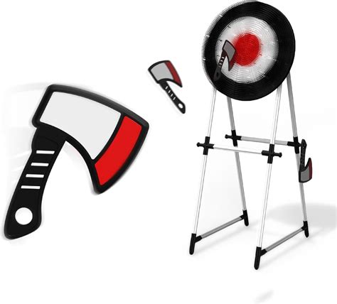 Amazon.com: Black Series Axe Throwing Set – Indoor & Outdoor Party Game ...