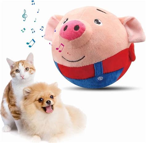 Red Pig Moving Plush Toy with Bounce Action - Walmart.com