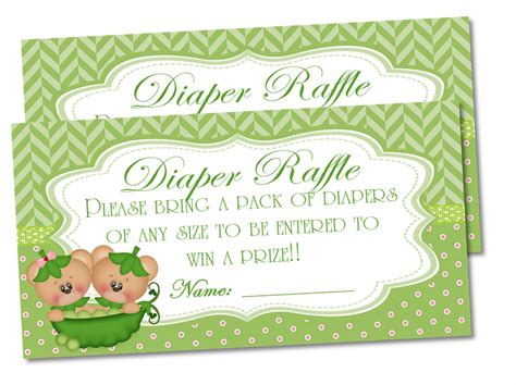 Diaper Raffle Wording Ideas