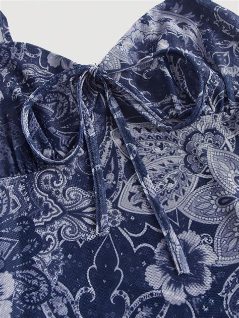 SHEIN MOD Floral Print Lettuce Trim Cami Dress for Sale Australia| New ...