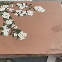 Buy Wooden Tea Box With Lavender, Hand-painted Trinket Floral Box for ...