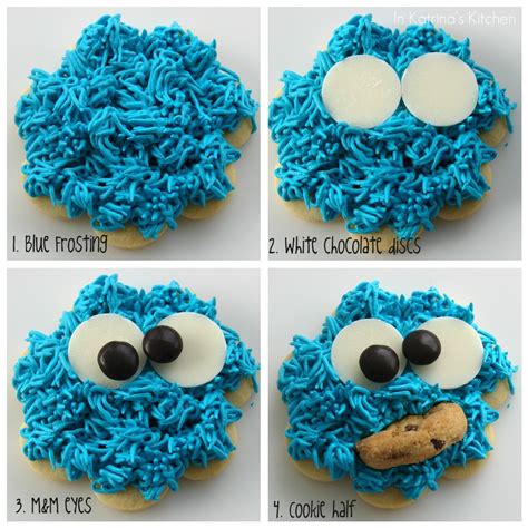 Cookie Monster Cookies Recipe and Tutorial | In Katrina's Kitchen