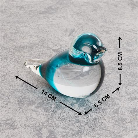 Buy Splendid Glass Bird Figurine from Home Centre at just INR 1399.0