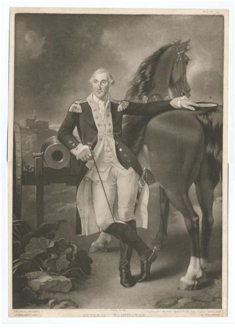 General washington black and white drawing free image download