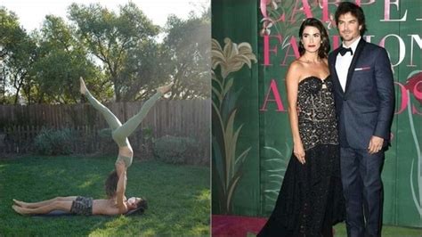 Twilight star Nikki Reed flaunts Acro Yoga in 'sweet capture' by Ian ...