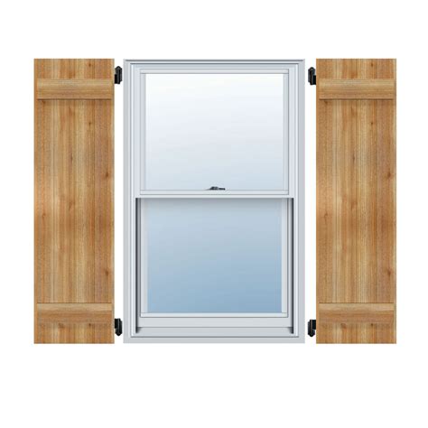 Ekena Millwork TimberCraft 5 3/8" Boards Joined Board-n-Batten Shutters ...