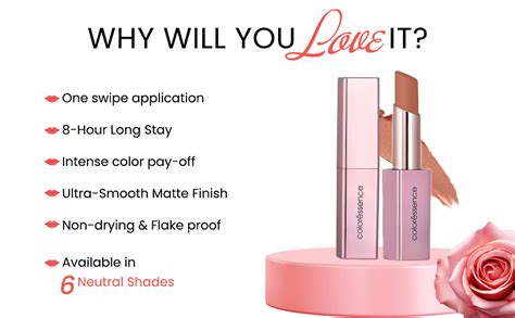 Buy Coloressence Roseate Nudes Long Stay Lipstick for Women ...