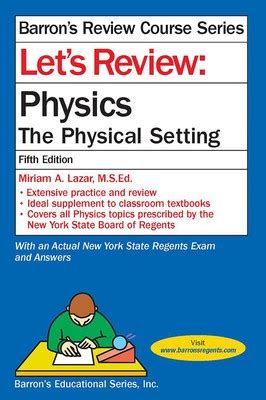 Let's Review Physics | Book by Miriam A. Lazar M.S., Albert Tarendash M ...
