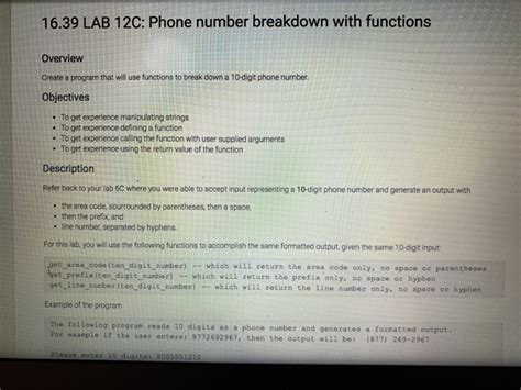 12C Functions in Python 的图像结果