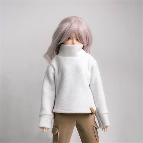 Buy PDF Sewing Pattern Pullover for BJD Dolls, Oversize Sweater 1/3 ...