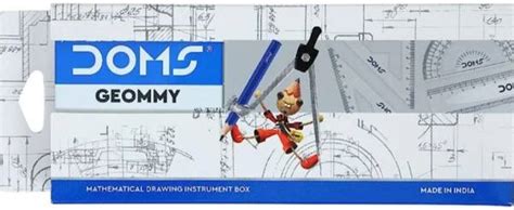 DOMS Geommy Mathematical Drawing Instrument Box Geometry Box - Price ...
