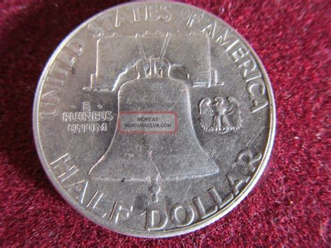 1963 Benjamin Franklin Silver Half Dollar Coin