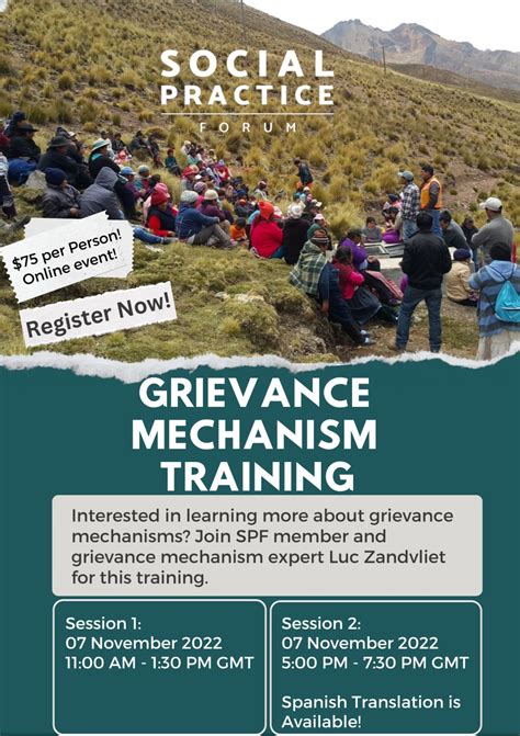 Liz Wall on LinkedIn: SPF's Grievance Mechanism Training course now ...