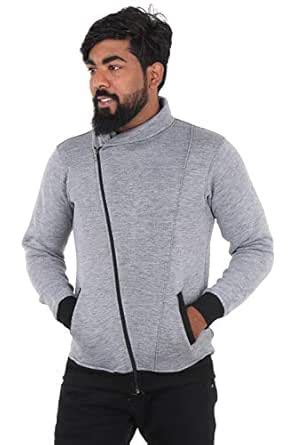 Buy FASHION GALLERY Jackets for Men Stylish|Stand Collar Sweatshirts ...