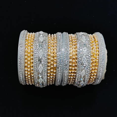 Pooja Bangles Silver Plated Bangle Set – JewelEMarket