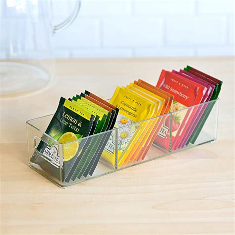 Buy Youngever 2 Pack Plastic Tea Packet Organizers, Tea Bag Holder, Tea ...