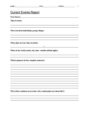 17+ Free Editable Event Report Templates in MS Word [DOC] | pdfFiller