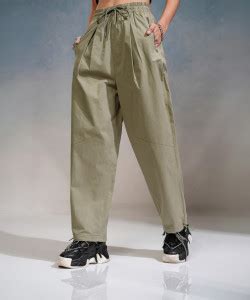 Tokyo Talkies Relaxed Women Green Trousers - Buy Tokyo Talkies Relaxed ...