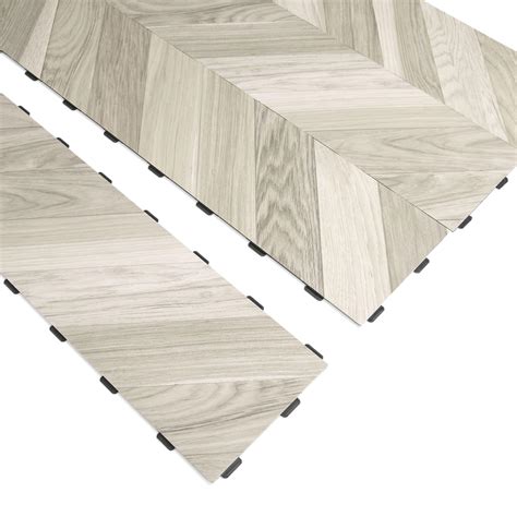 Art3d 36'' x 6'' Interlocking Luxury Vinyl Flooring Tile, Wood Floor ...
