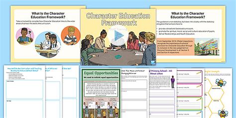 Character Education Framework Staff Training Guidance
