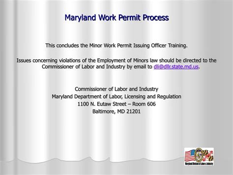 PPT - Minor Work Permit PowerPoint Presentation, free download - ID:9147192