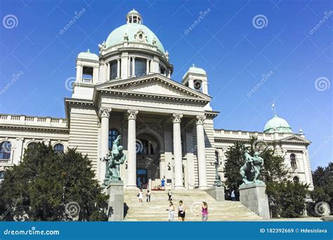 National Assembly of Serbia Editorial Stock Image - Image of city ...
