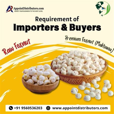 MVRA Exports Foxnut or Makhana Export Deals - Vishal Mishra - Medium - exports of deals