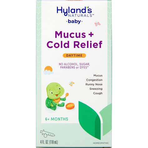 Hyland's Infant Medicine for Mucus + Cold Relief, Cough & Congestion ...