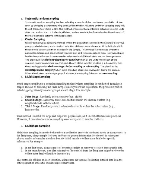 Image result for Problems with Systematic Random Sampling