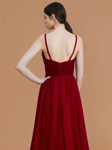Maroon Ruched Layered Flared Maxi – ShObO