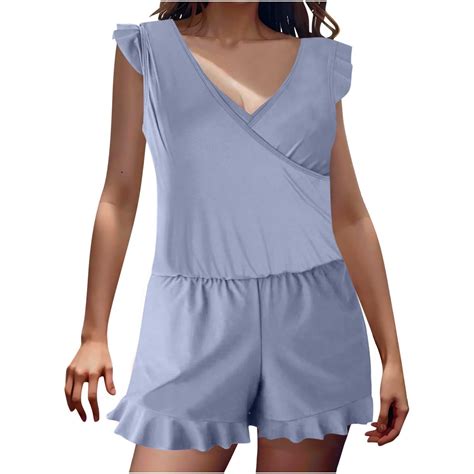 Ashosteey Women's One Piece Swimsuit Flat Angle Style Swimwear Solid ...