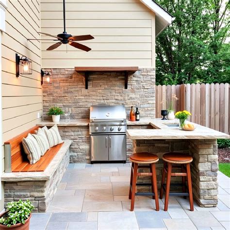20 L Shaped Outdoor Kitchen Ideas for Your Patio