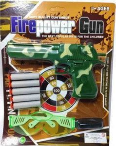Raysx Fire Power Gun With Soft Bullets For Fun Guns & Darts - Fire ...