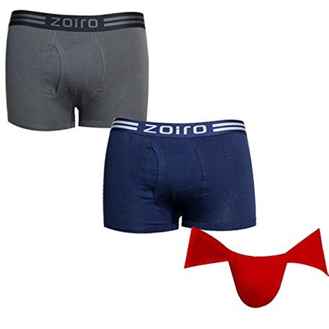 Buy Zoiro Men's Cotton Front Open Trunk with KOPASS Men Cotton Gym ...