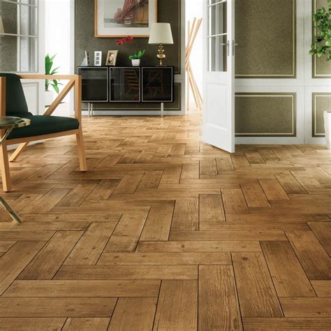 Arteak Castano Wood Effect Tile | Wood effect tiles, Wood effect floor ...
