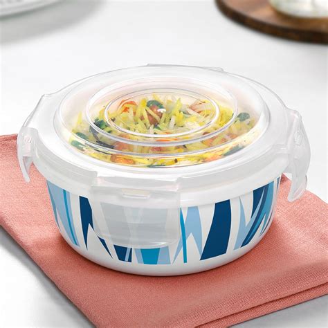 Larah By Borosil Geo Blue Klip N Store at Best Price Online in India ...