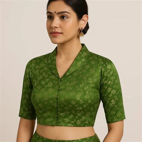Premium Banarasi Brocade Readymade Blouses | Princess Cut