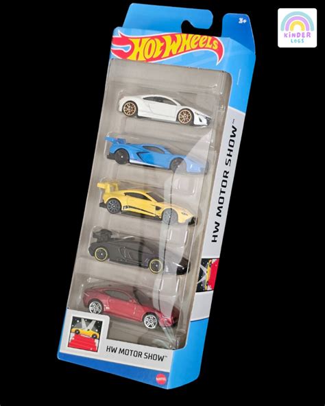 2024 Hot Wheels Motor Show 5 Cars Pack - Buy At Kinder Logs