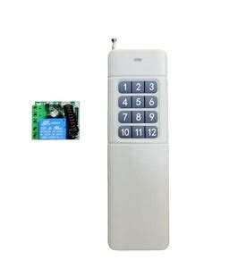 NPC 12 button 3000 meter RF remote on/off switch with one Relay