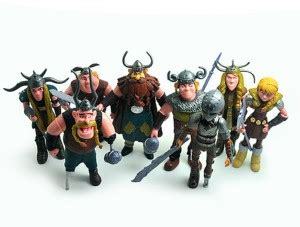 Toy Mela 8 pcs How to Train Your Dragon 2 Stoick The Vast, Astrid ...