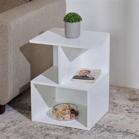 Buy Helios Reynan End Table - White from Helios by Home Centre at just ...