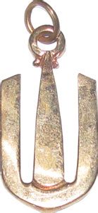 SUBHASHINI Bronze Panchalogam Vadakalai Vishnu U Namam Pendant ...